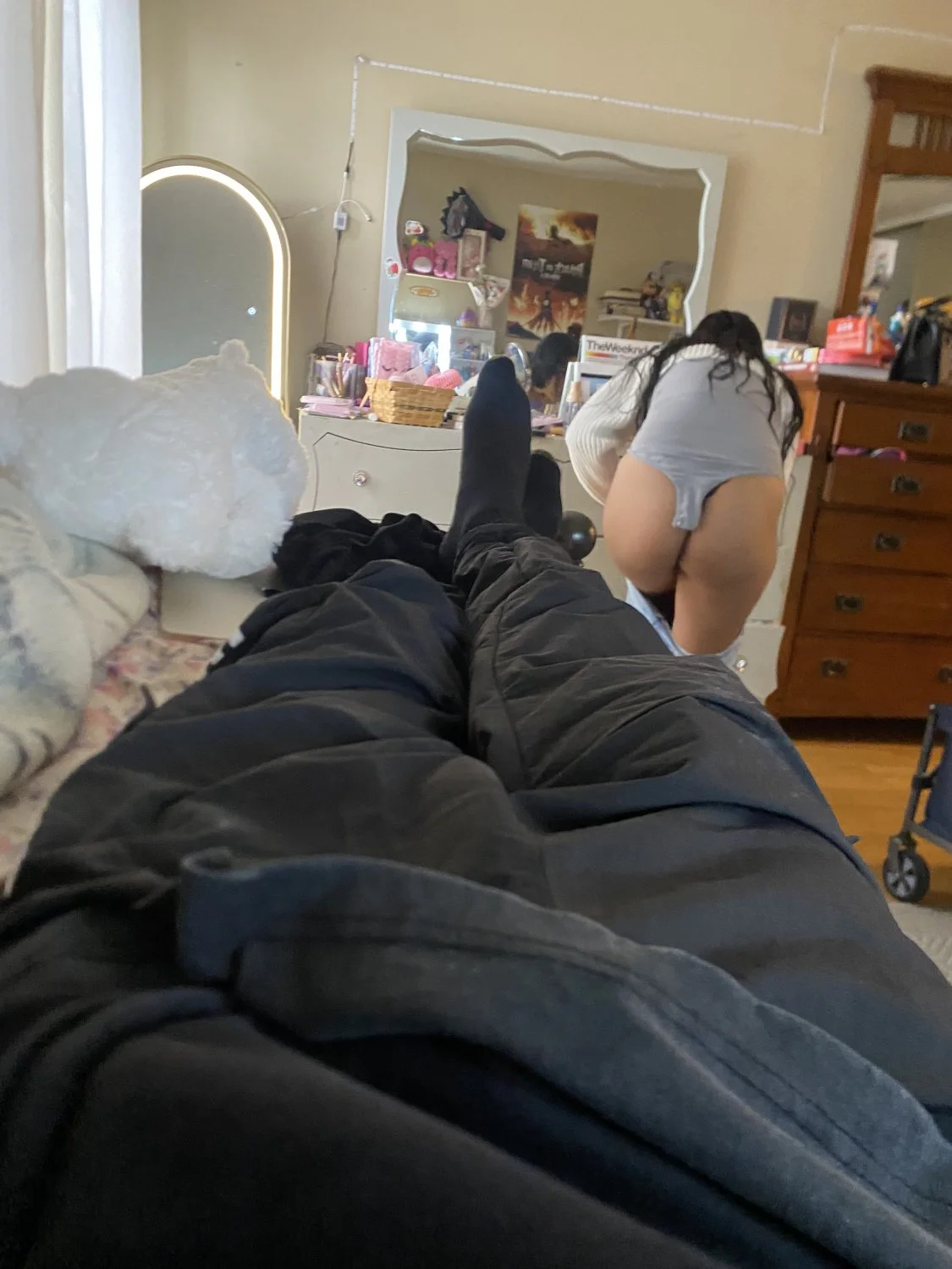 Latina gf creams on me image 2