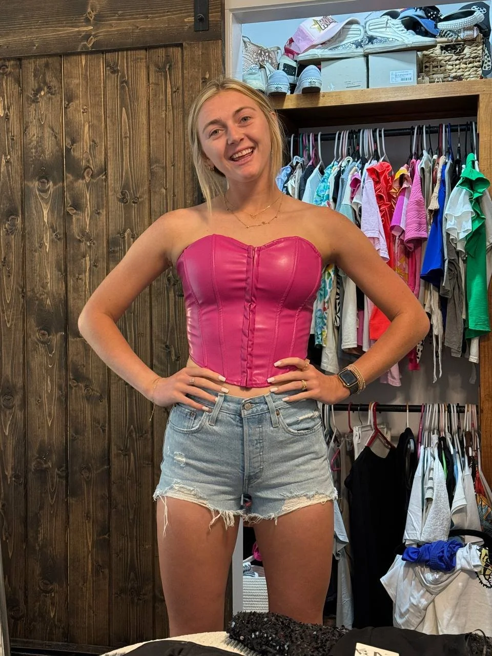 Hot blonde slut Kaylee gets naked image 3