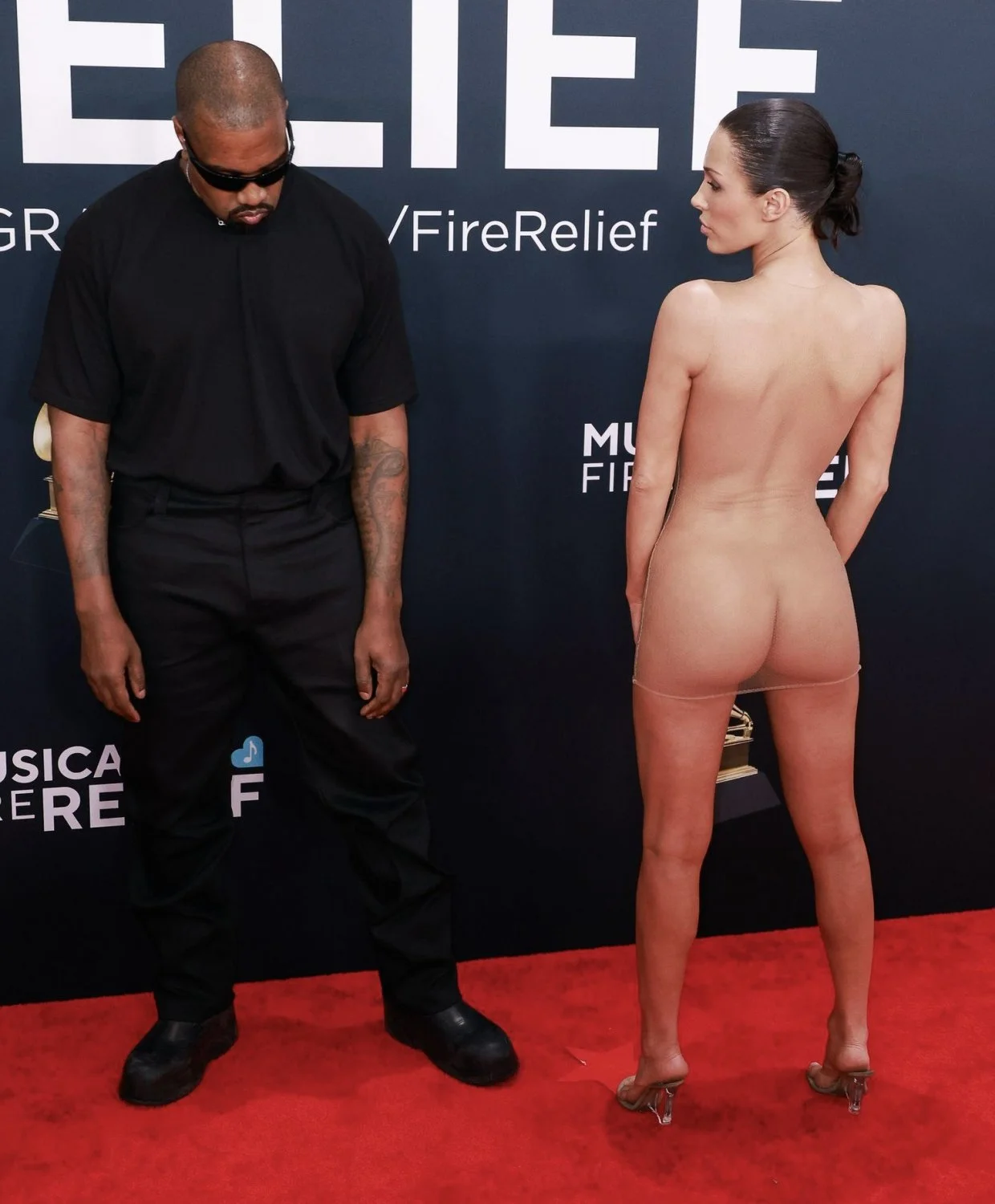 Bianca Censori on Grammys(Uncensored)Video+Album image 14
