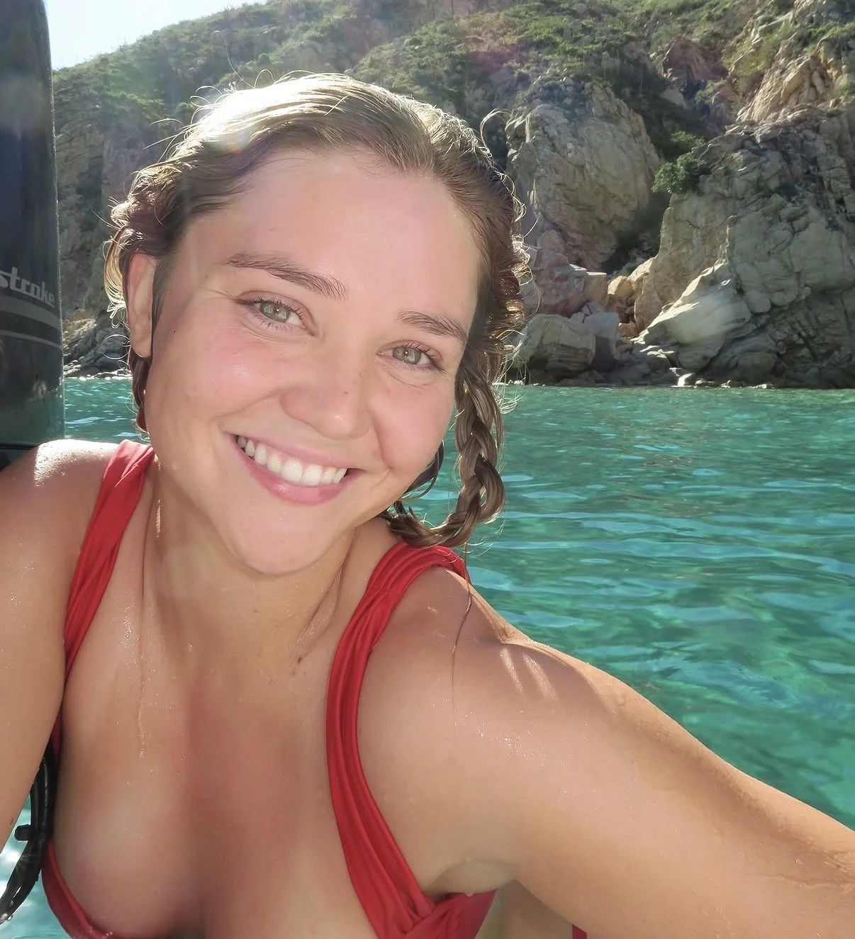 Cute blonde college teen athlete with tight body image 15