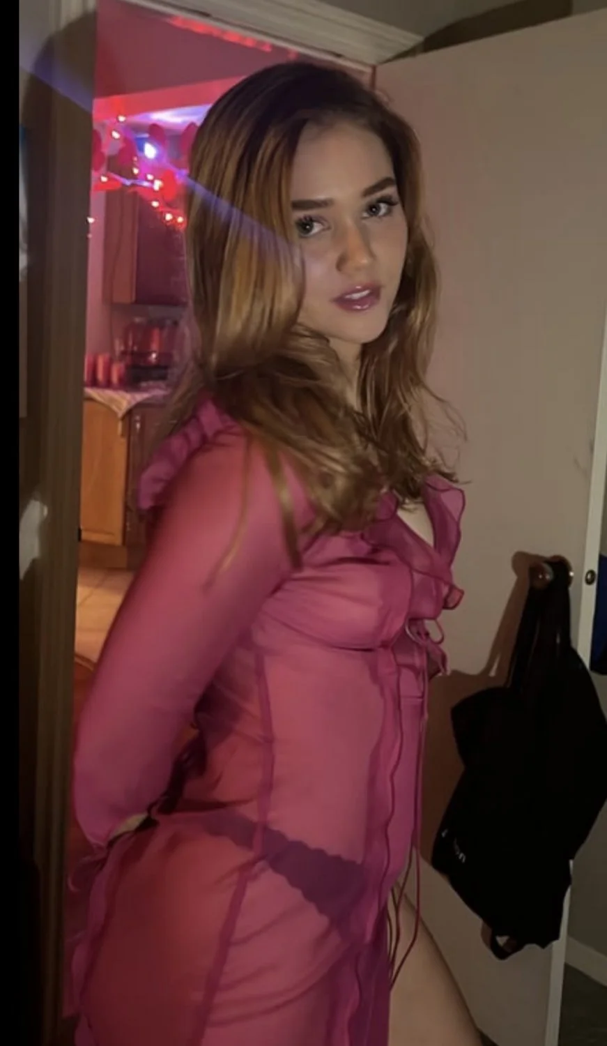Cute blonde college teen athlete with tight body image 24