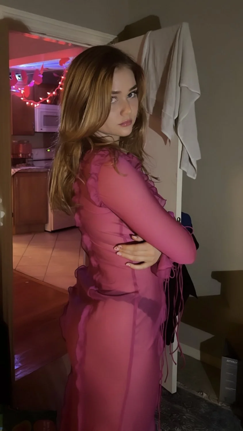 Cute blonde college teen athlete with tight body image 30