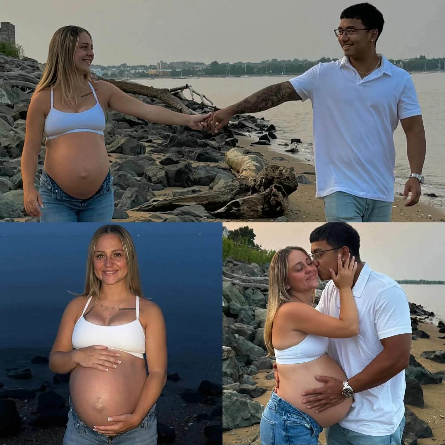 My cousin Krystal 7-months pregnant back in August 2024 (23yo) image 2