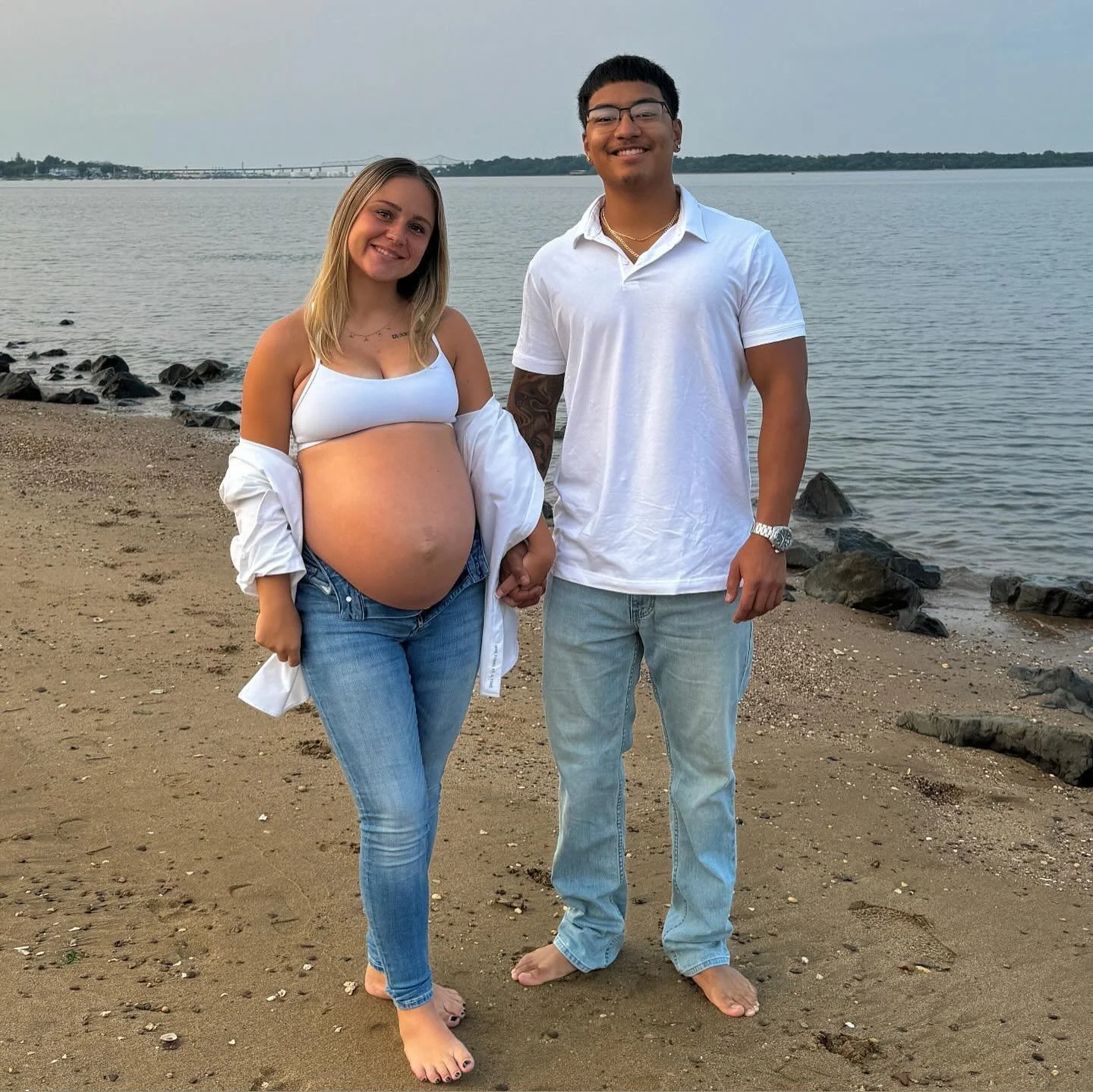 My cousin Krystal 7-months pregnant back in August 2024 (23yo) image 7