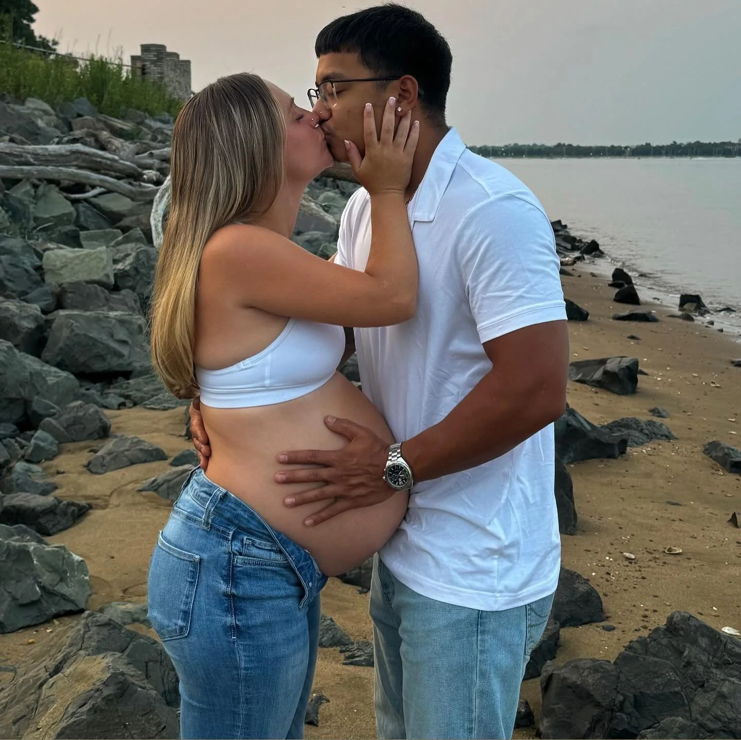My cousin Krystal 7-months pregnant back in August 2024 (23yo) image 8