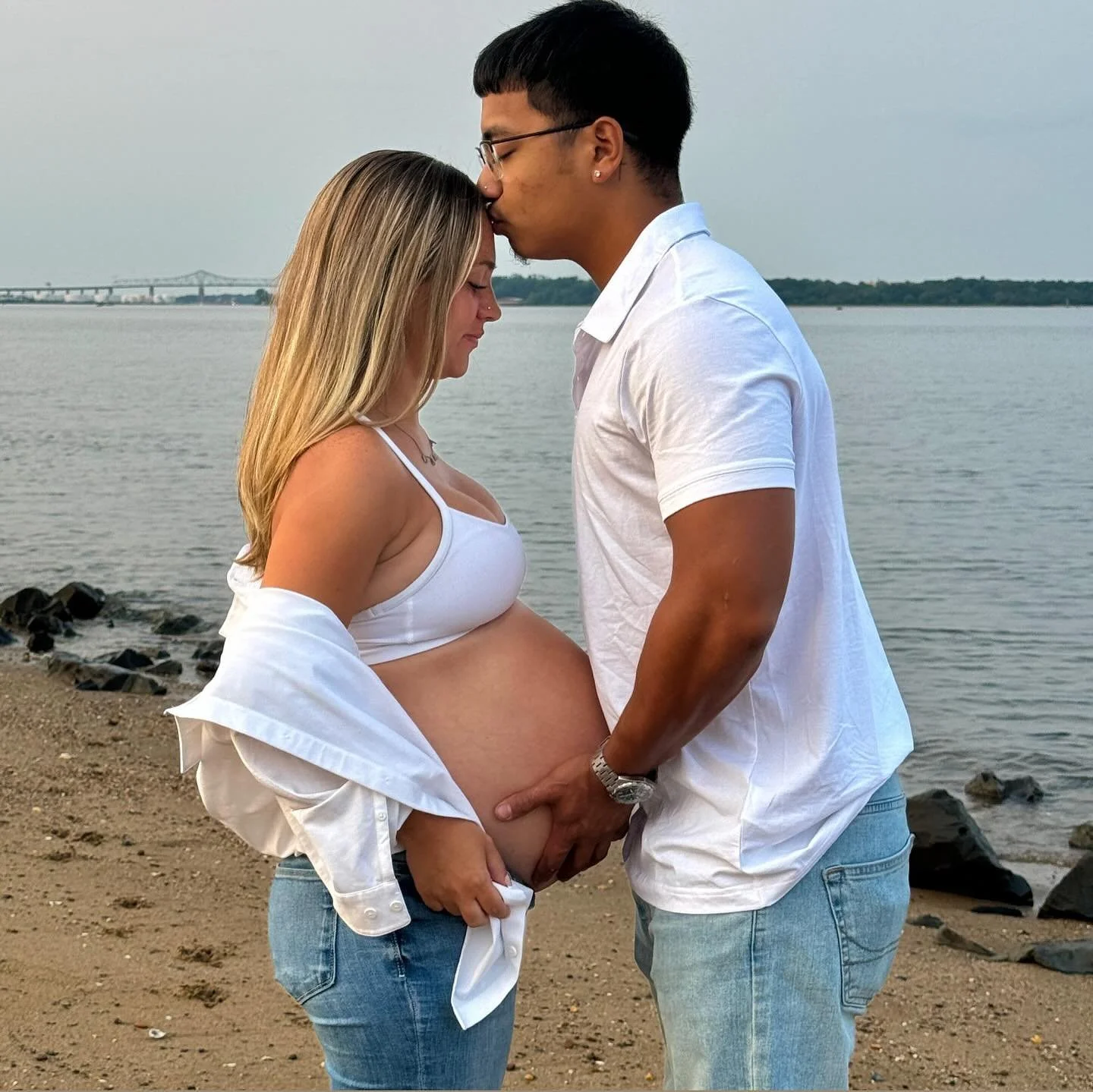 My cousin Krystal 7-months pregnant back in August 2024 (23yo) image 9