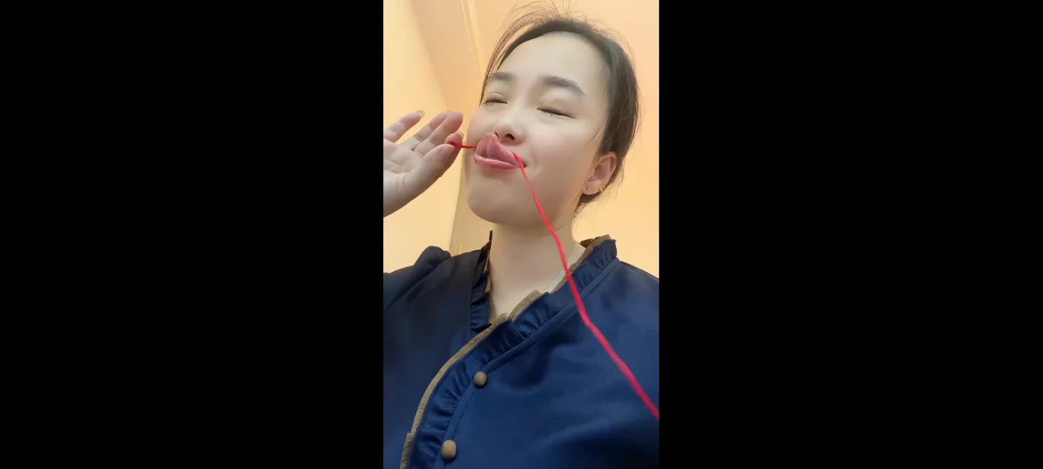 MyType Tongue 😛 Girl Got Skills .. We Need I.D !! image 2