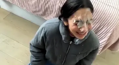 Husband and His Friend Cum Cover His Wife's Face cover image