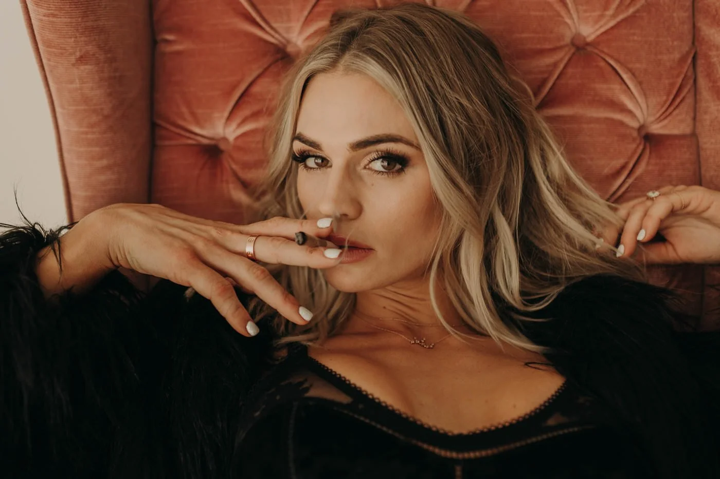 Glamorous Blonde Boudoir image 13