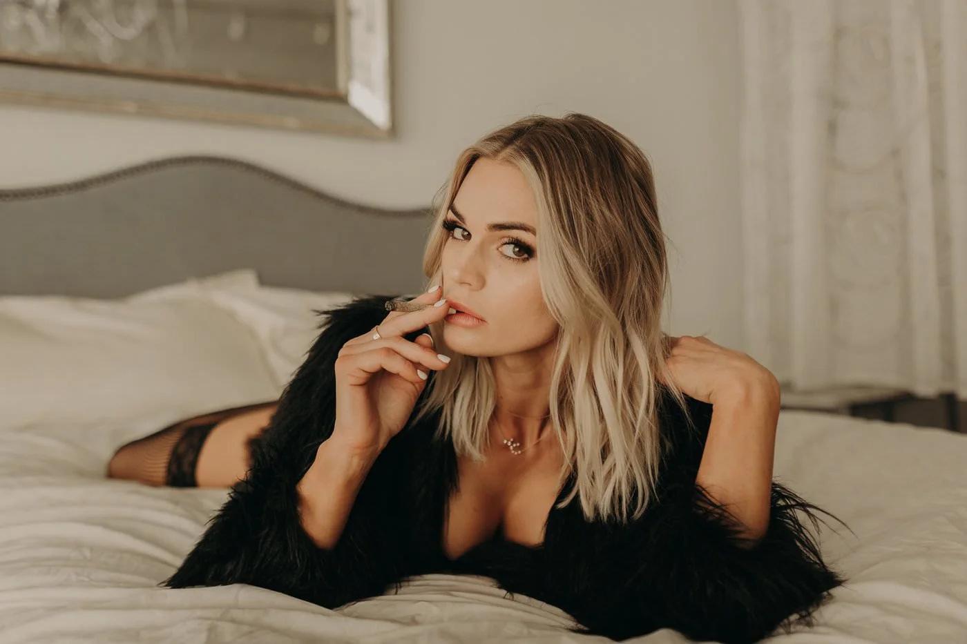 Glamorous Blonde Boudoir image 20