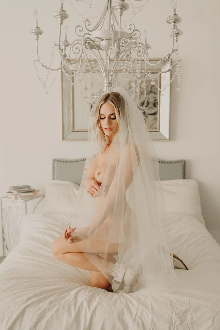 Glamorous Blonde Boudoir image 4