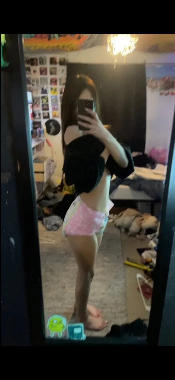 Diaper wearing disobedient slut image 11