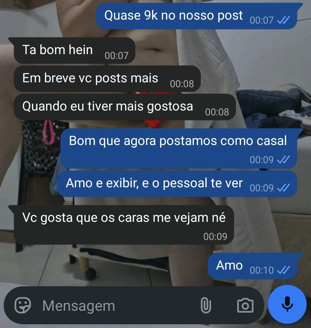 Feedback da exibição desse casal, seguidor louco pra dividir a namorada main image
