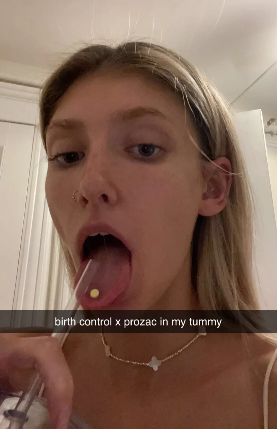 Blonde teen slut tight skinny bitch (2) 18+ image 2