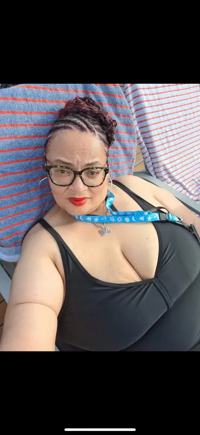 Lightskin grandma with huge black tits cover image
