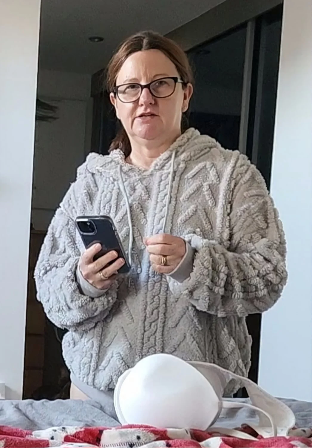 Choose a pic of this mature chubby wife & I'll add the video of her flashing her little tits image 14