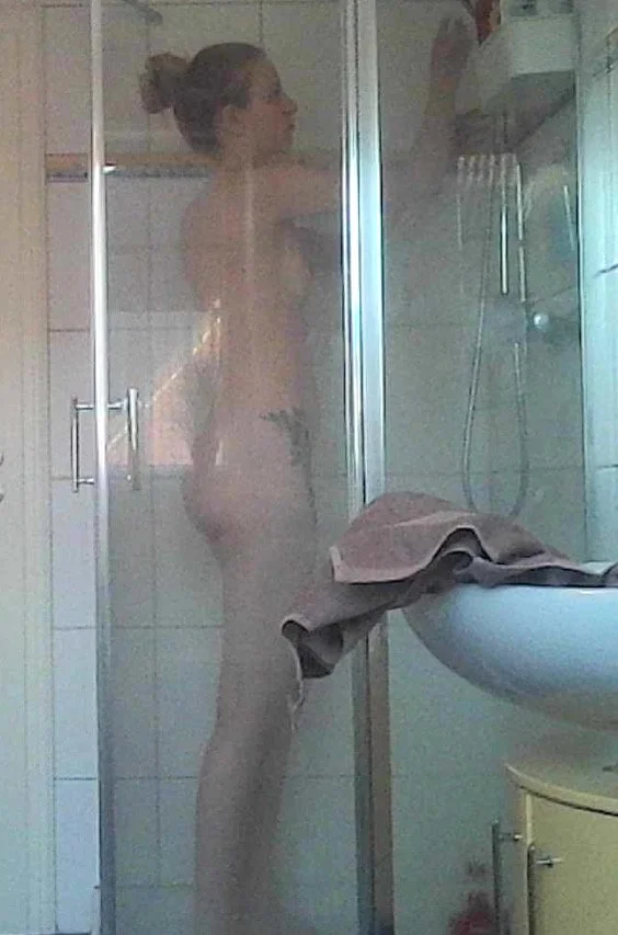 Baerly Legal Teen Sister Nina Gets Spied On While Showering By Her Brother (Updated) image 7