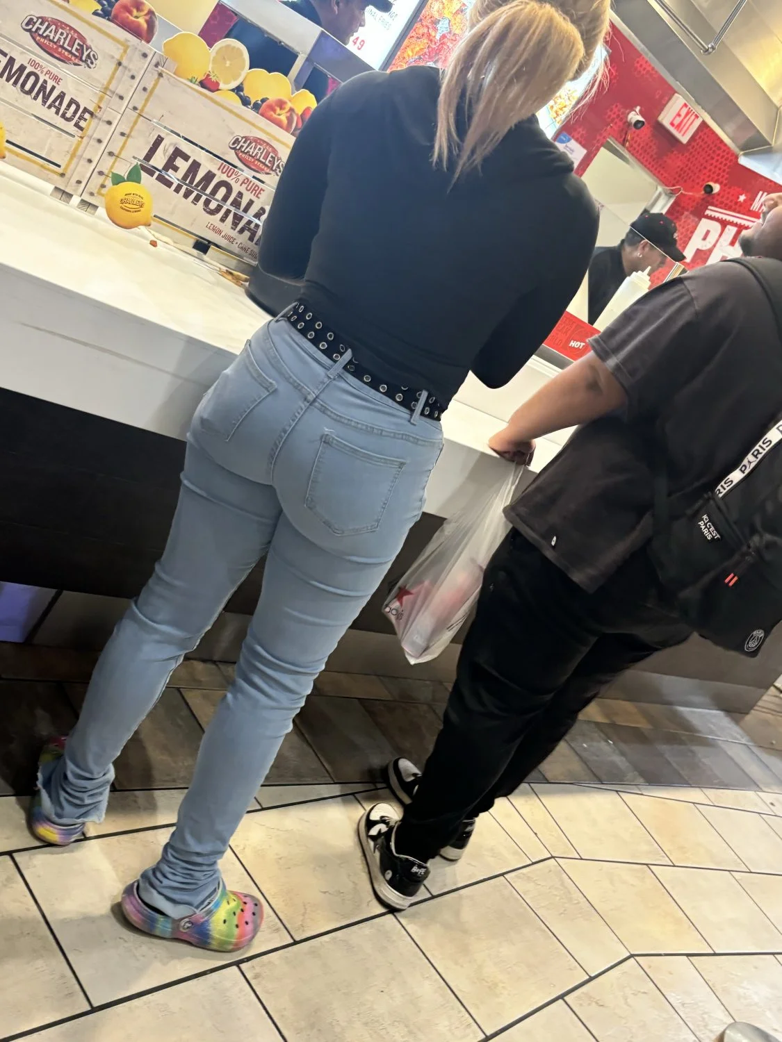 Cuffed butt in jeans image 10