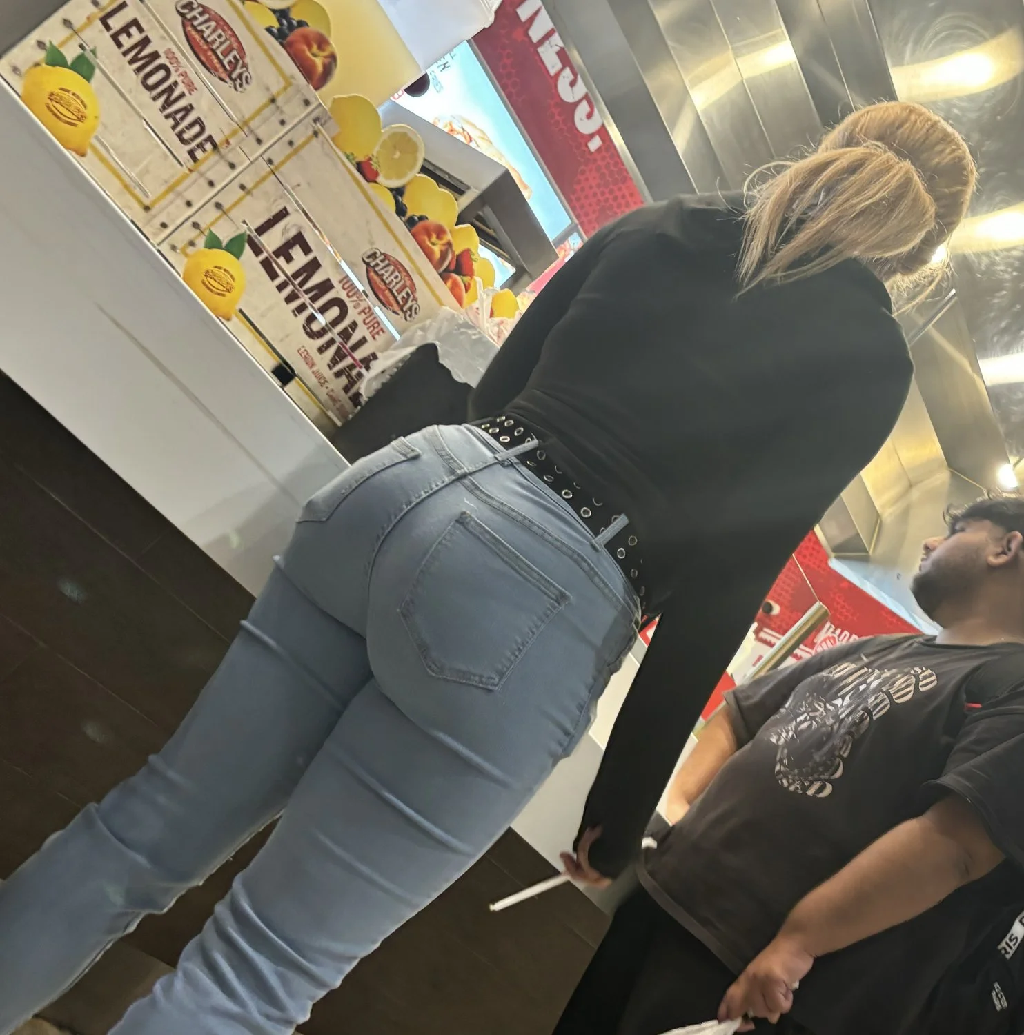 Cuffed butt in jeans image 12