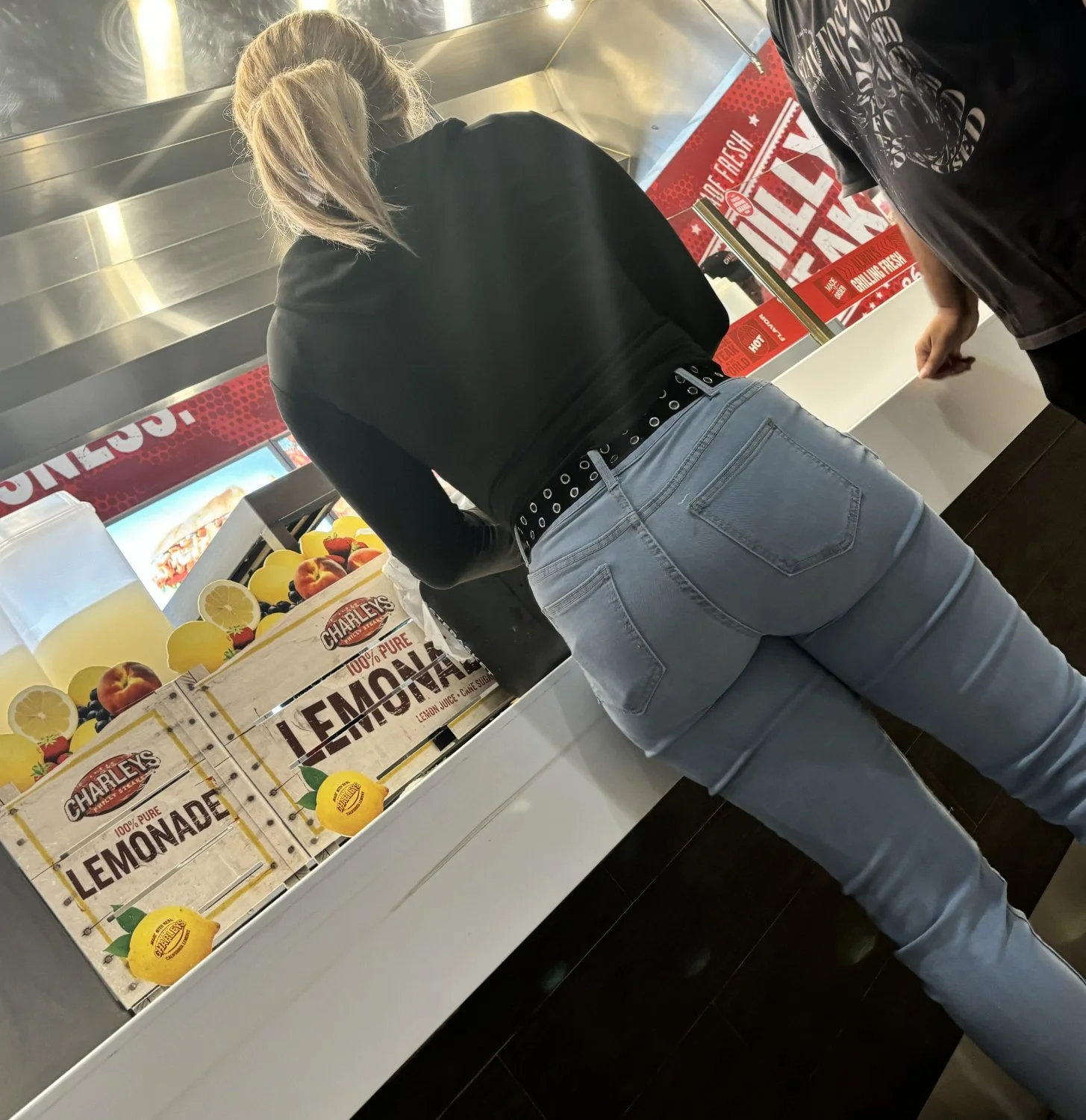 Cuffed butt in jeans image 13