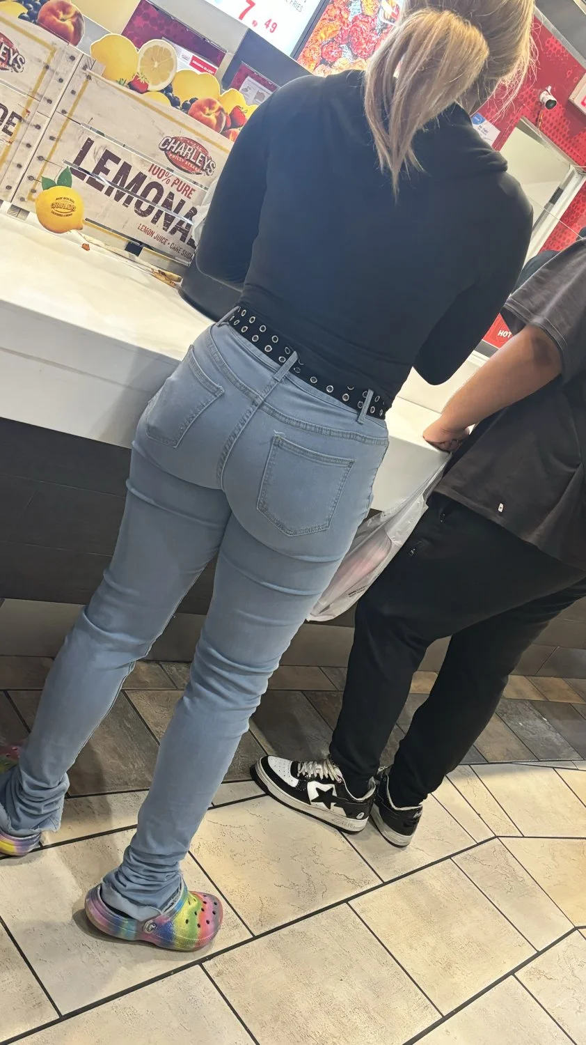 Cuffed butt in jeans image 14