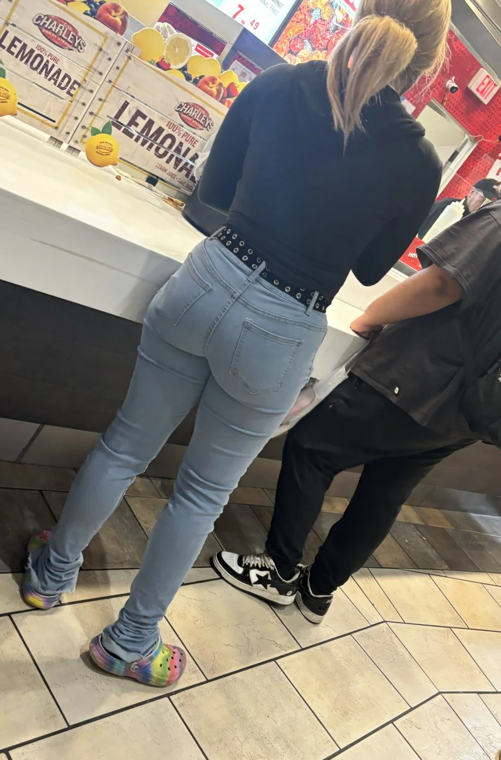 Cuffed butt in jeans image 16