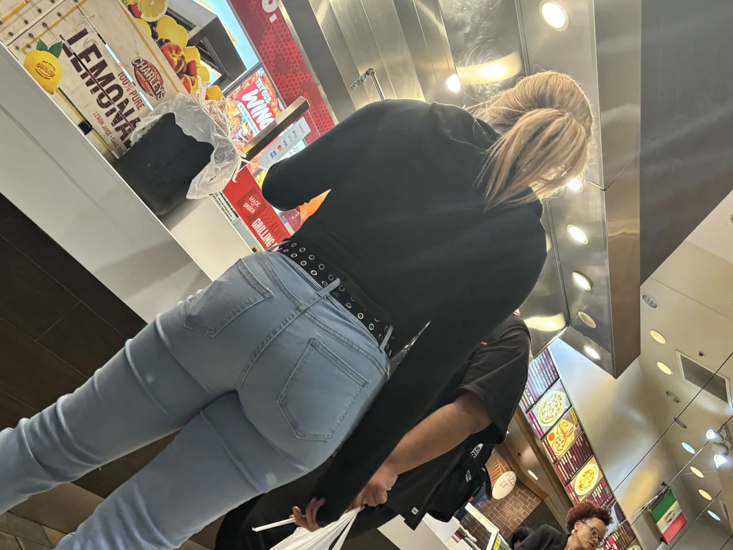 Cuffed butt in jeans image 19