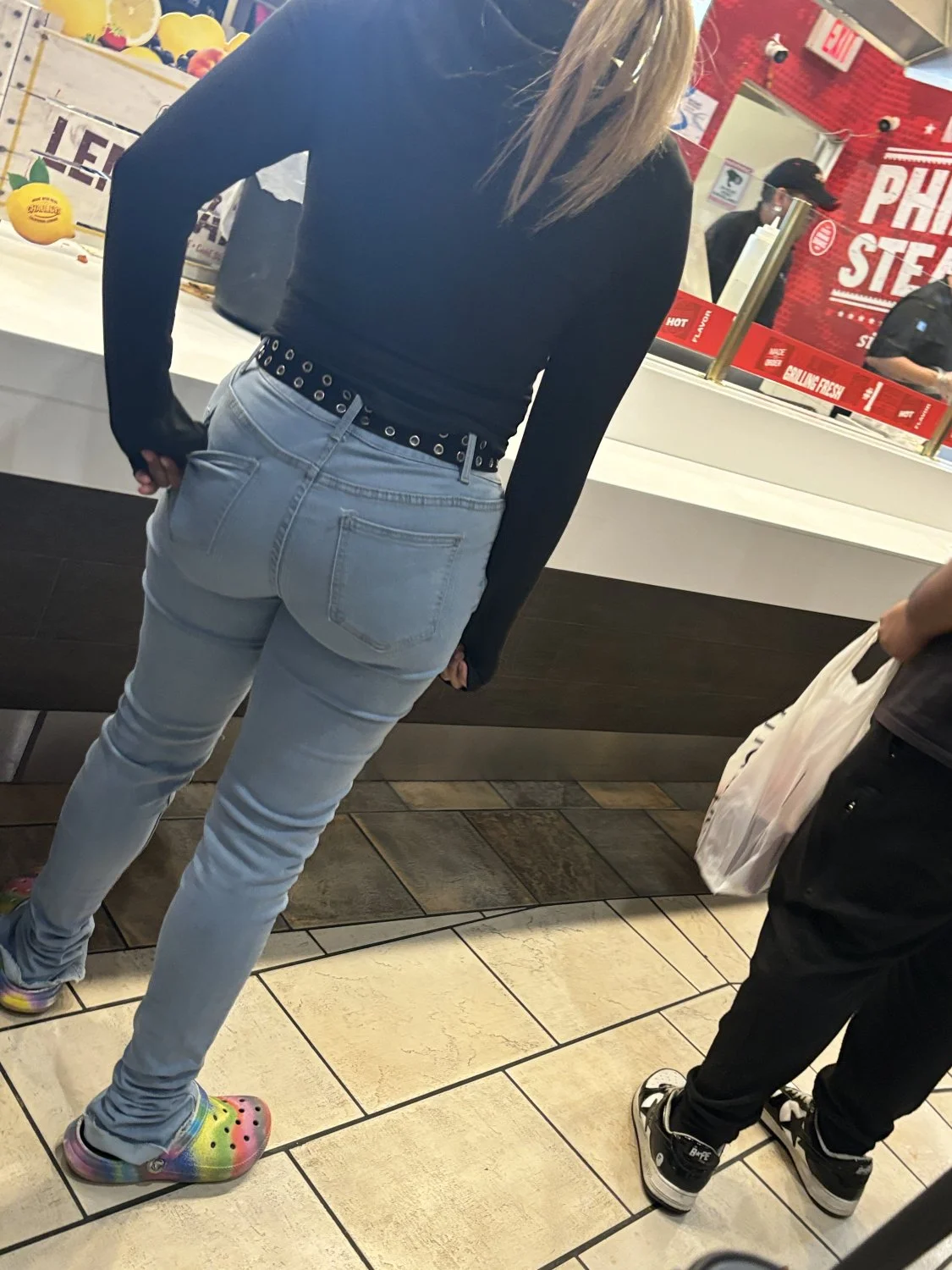 Cuffed butt in jeans image 20