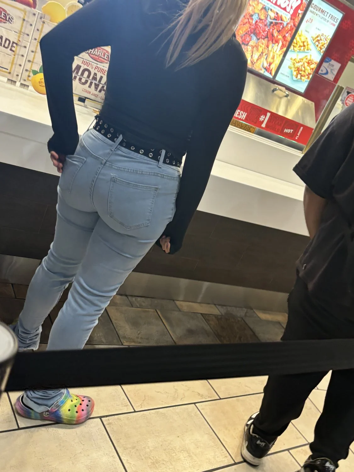 Cuffed butt in jeans image 22
