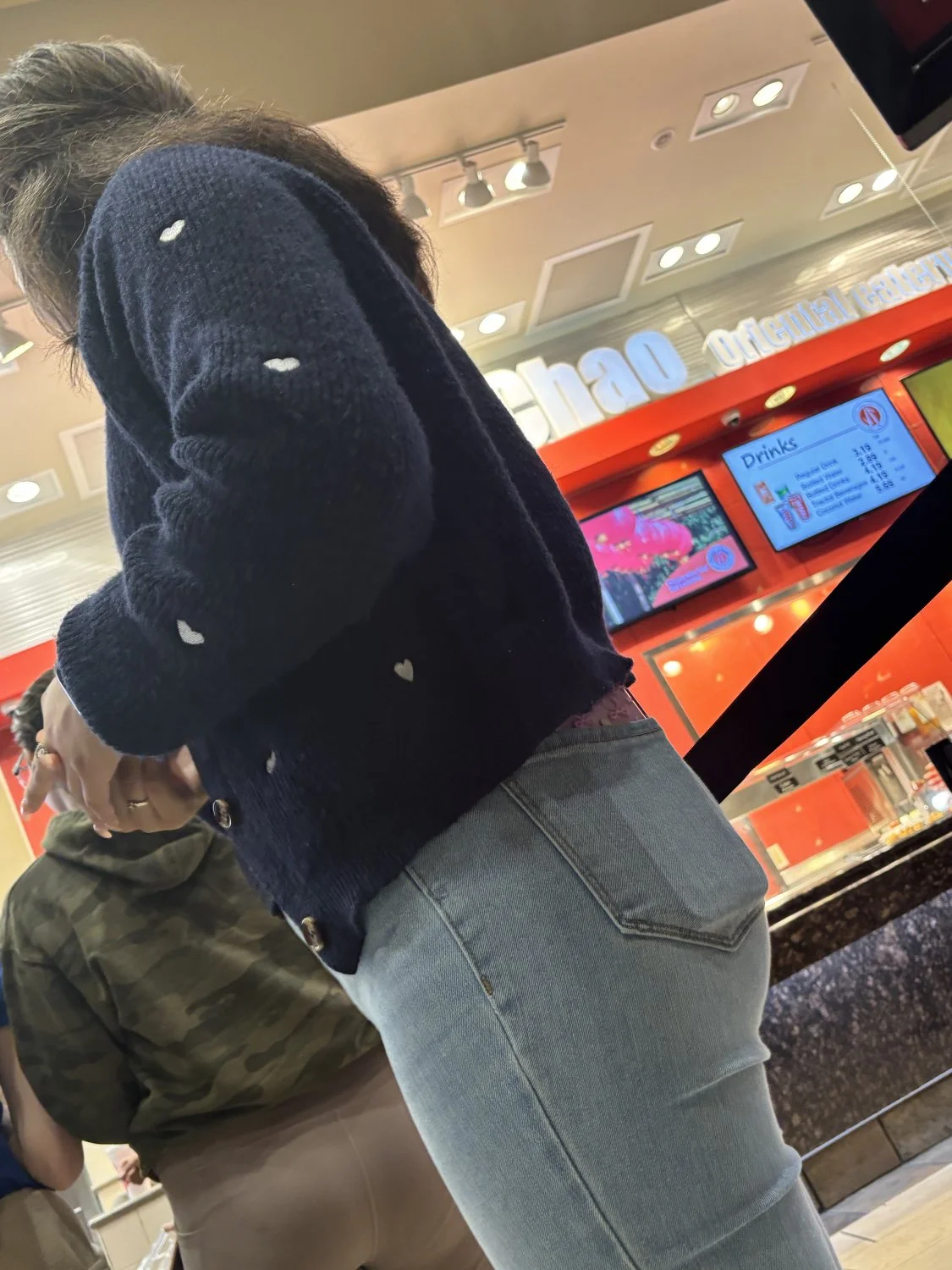 Cuffed butt in jeans image 5