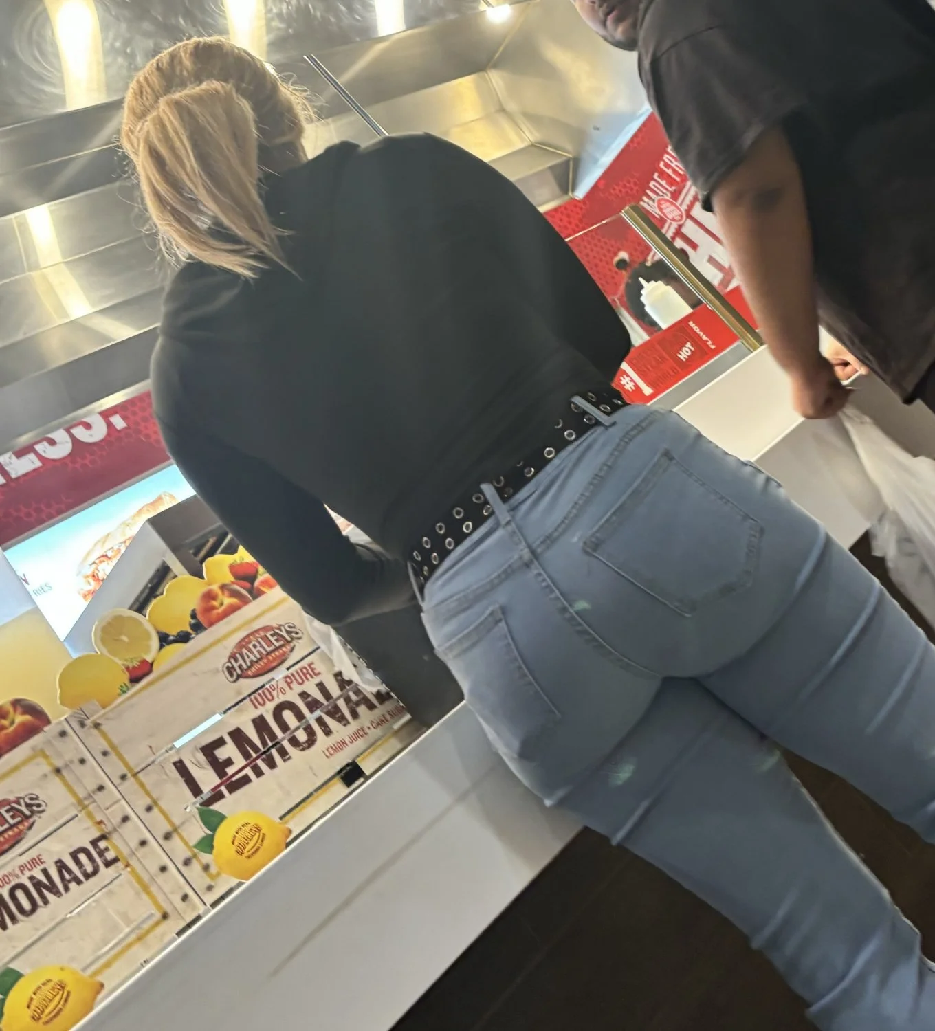 Cuffed butt in jeans image 7