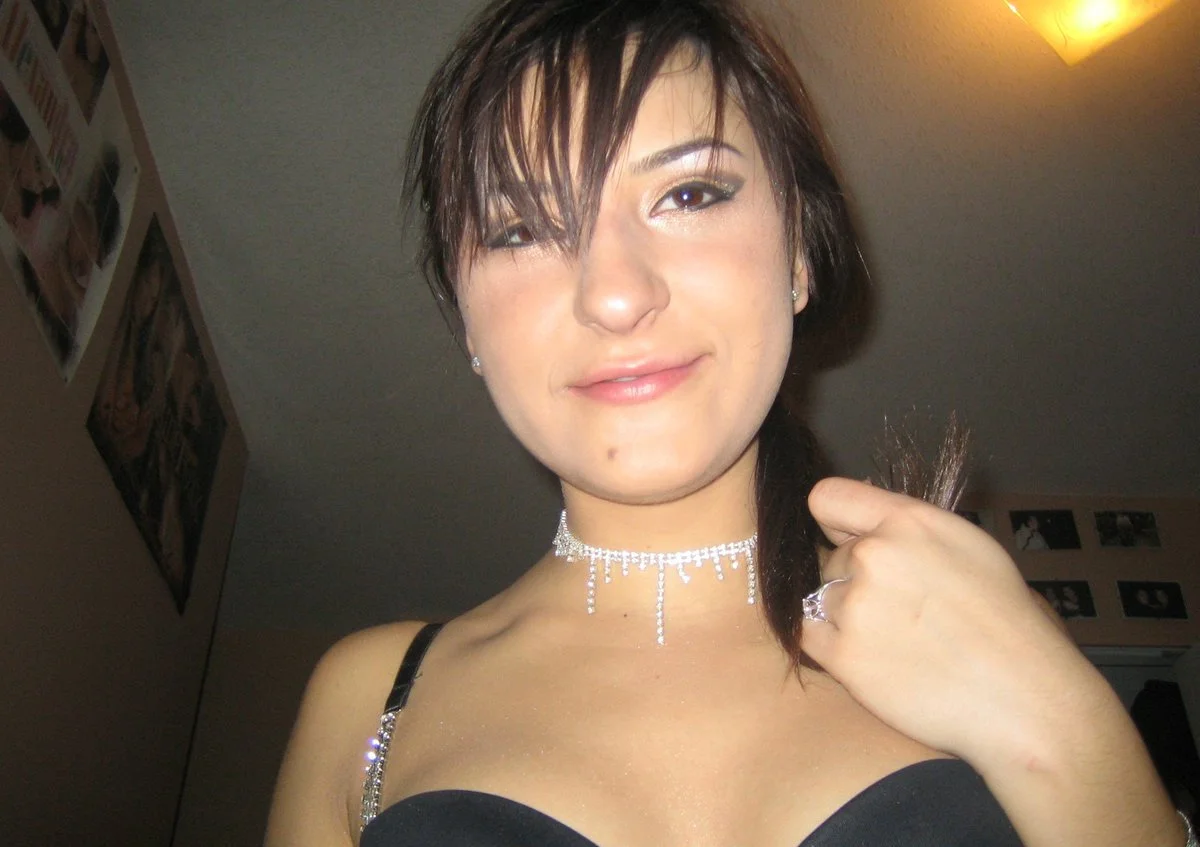 Black haired cutie loves cock image 8